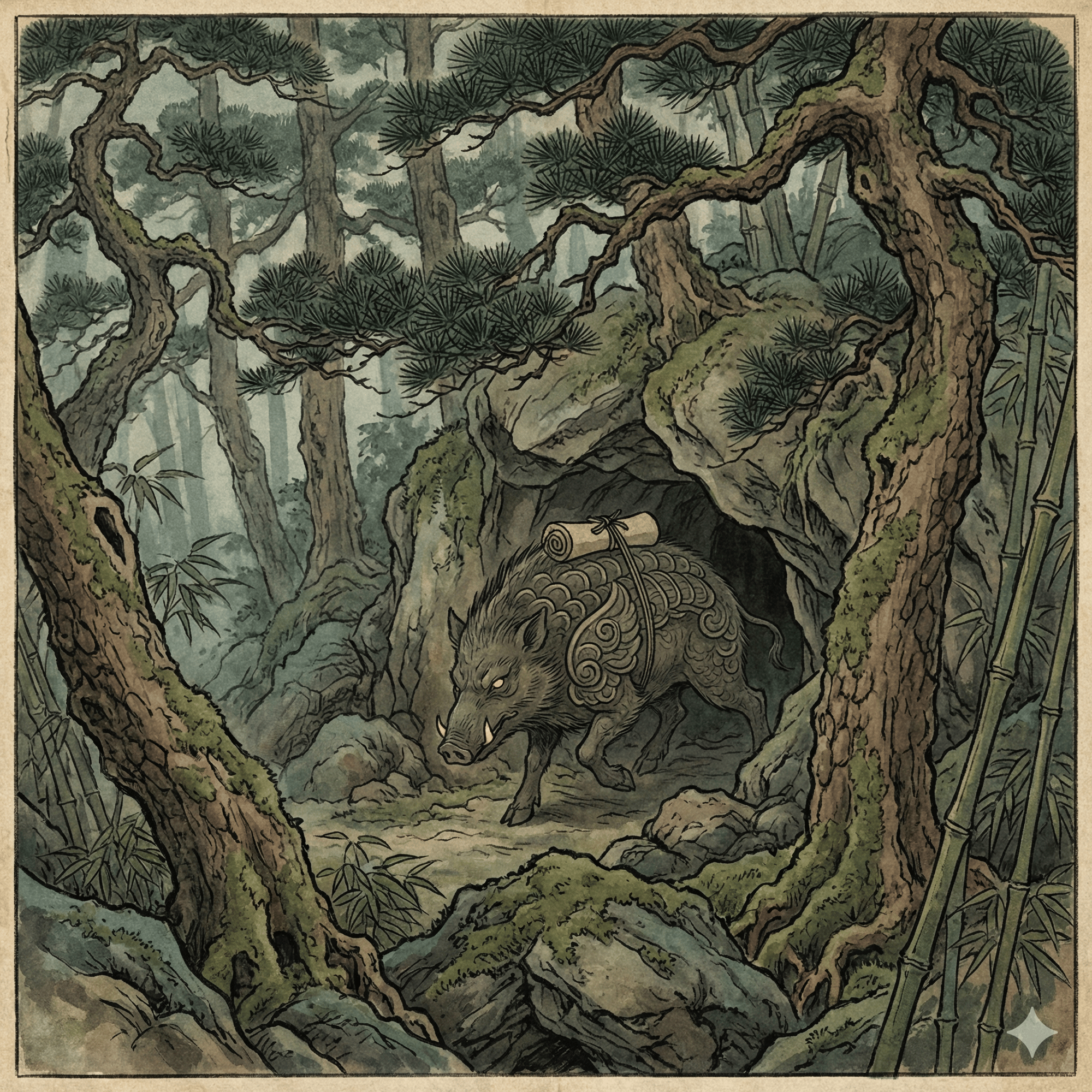 封豨のイラスト