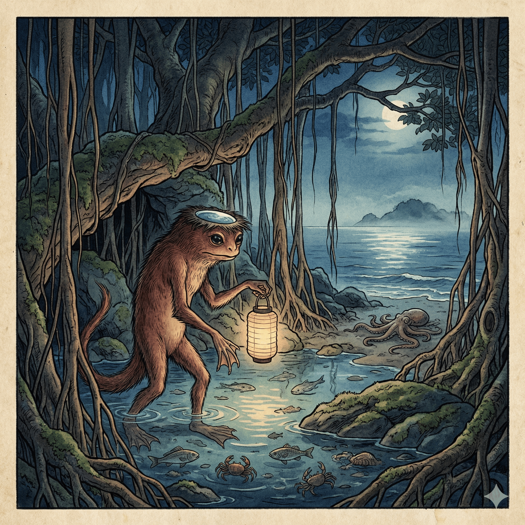 水蝹のイラスト