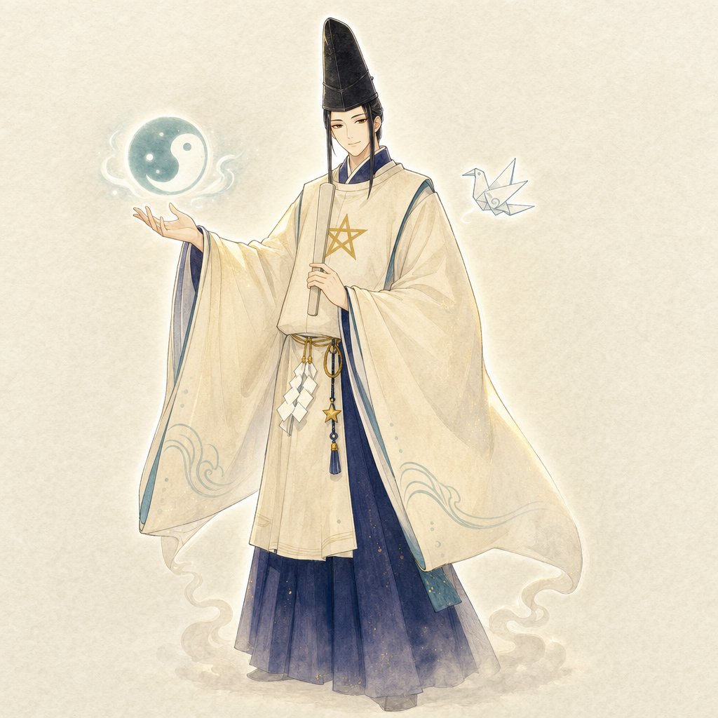 安倍晴明のイラスト