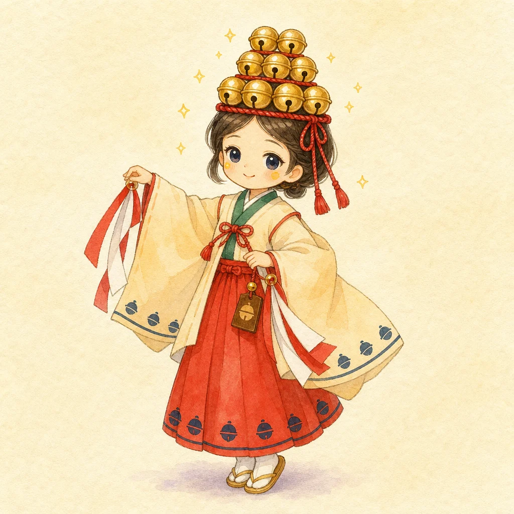 鈴彦姫のイラスト