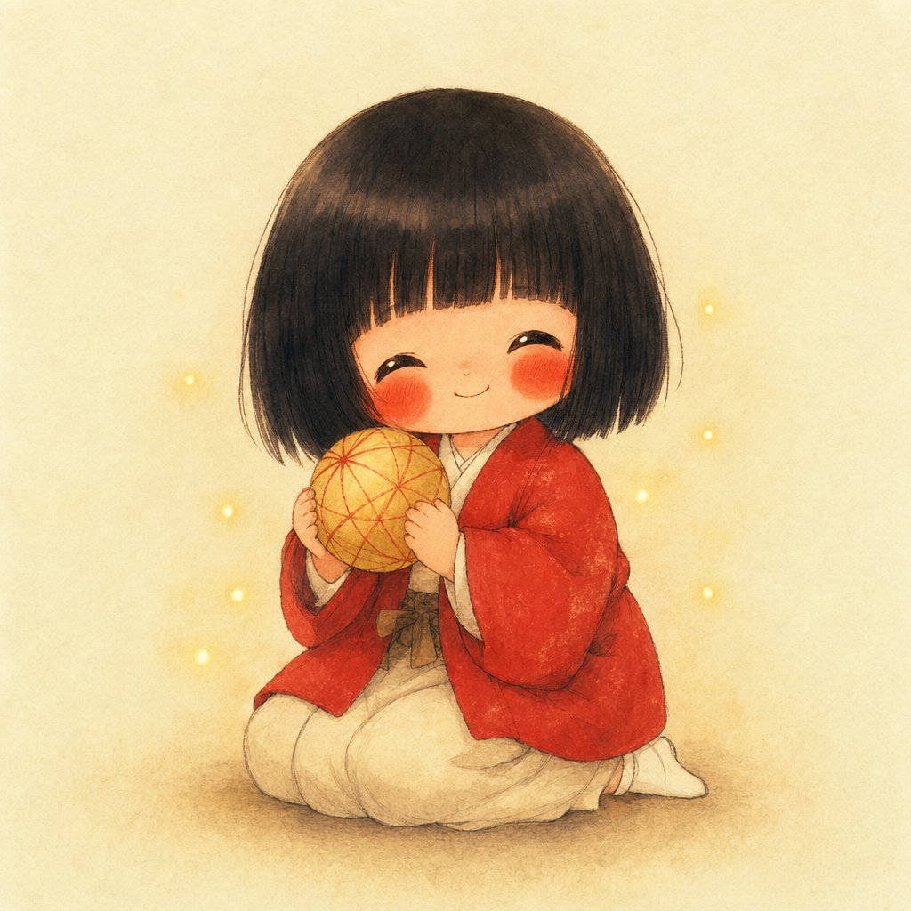 座敷童子のイラスト