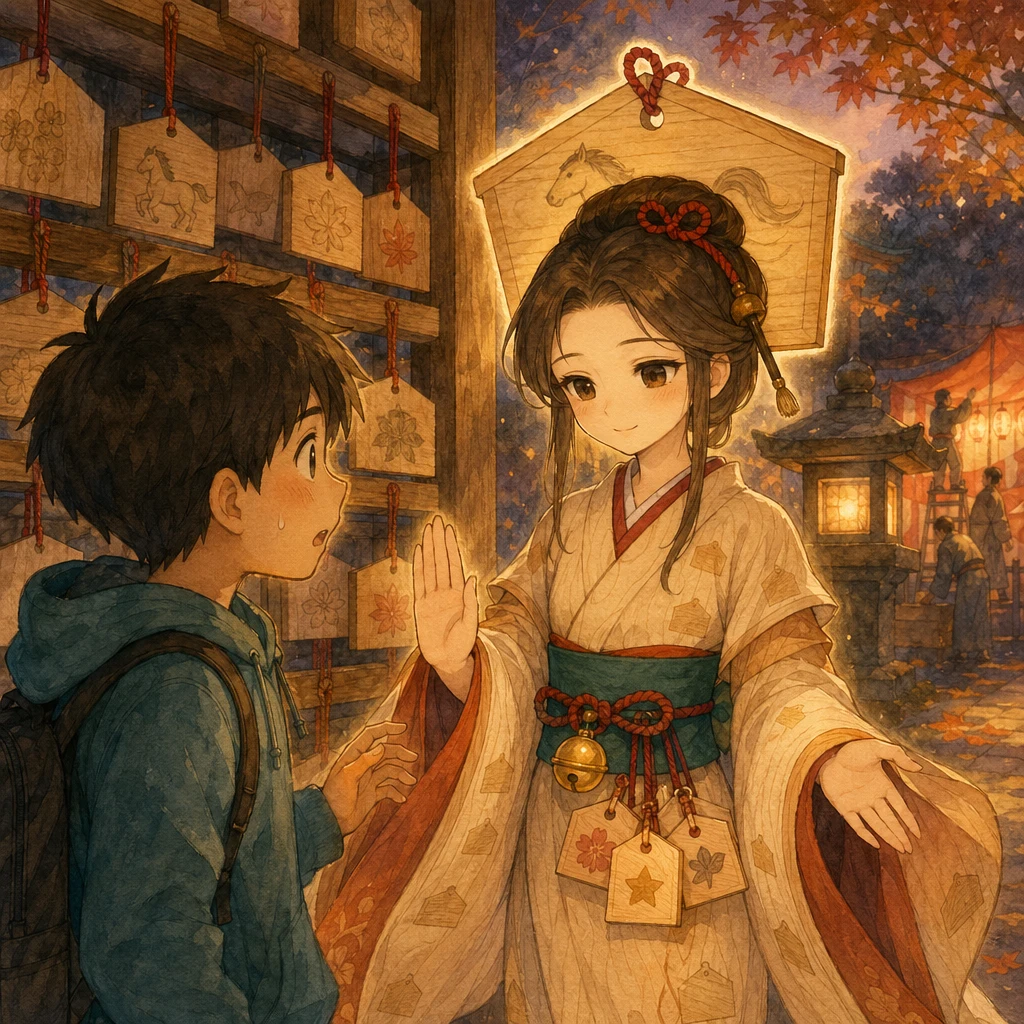 絵馬の精 のシーン 3