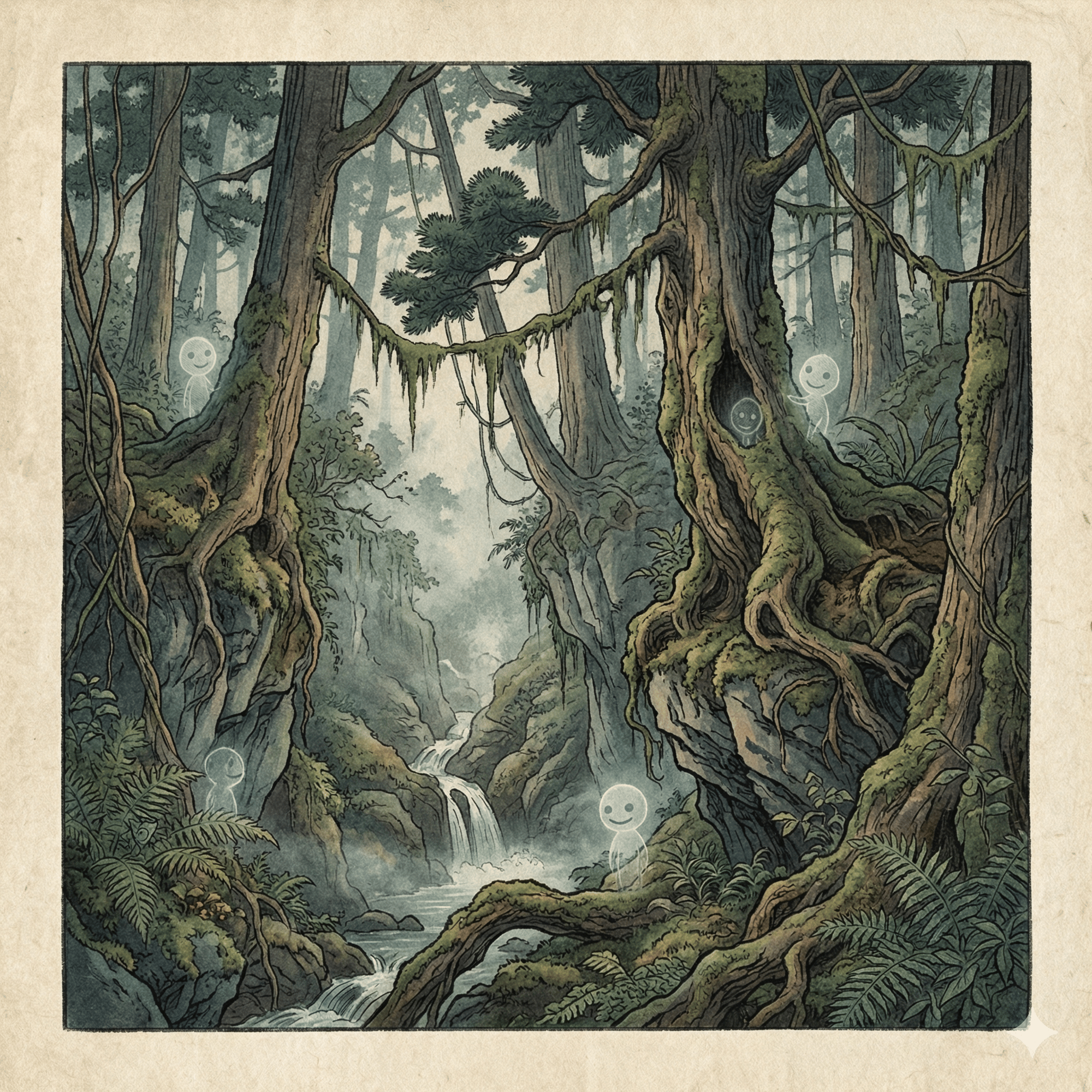 木霊のイラスト