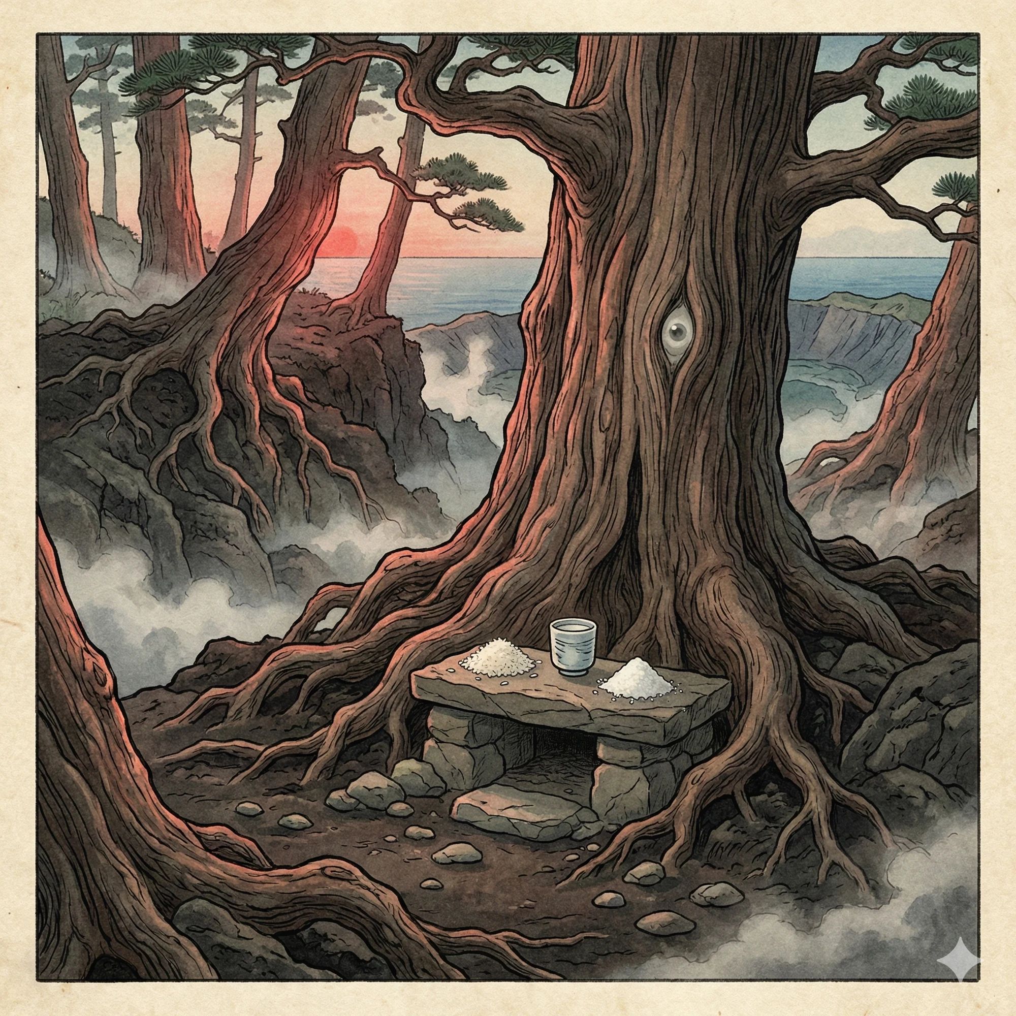 Kodama (Tree Echo Spirit) Kidama-sama of Aogashima - Yokai