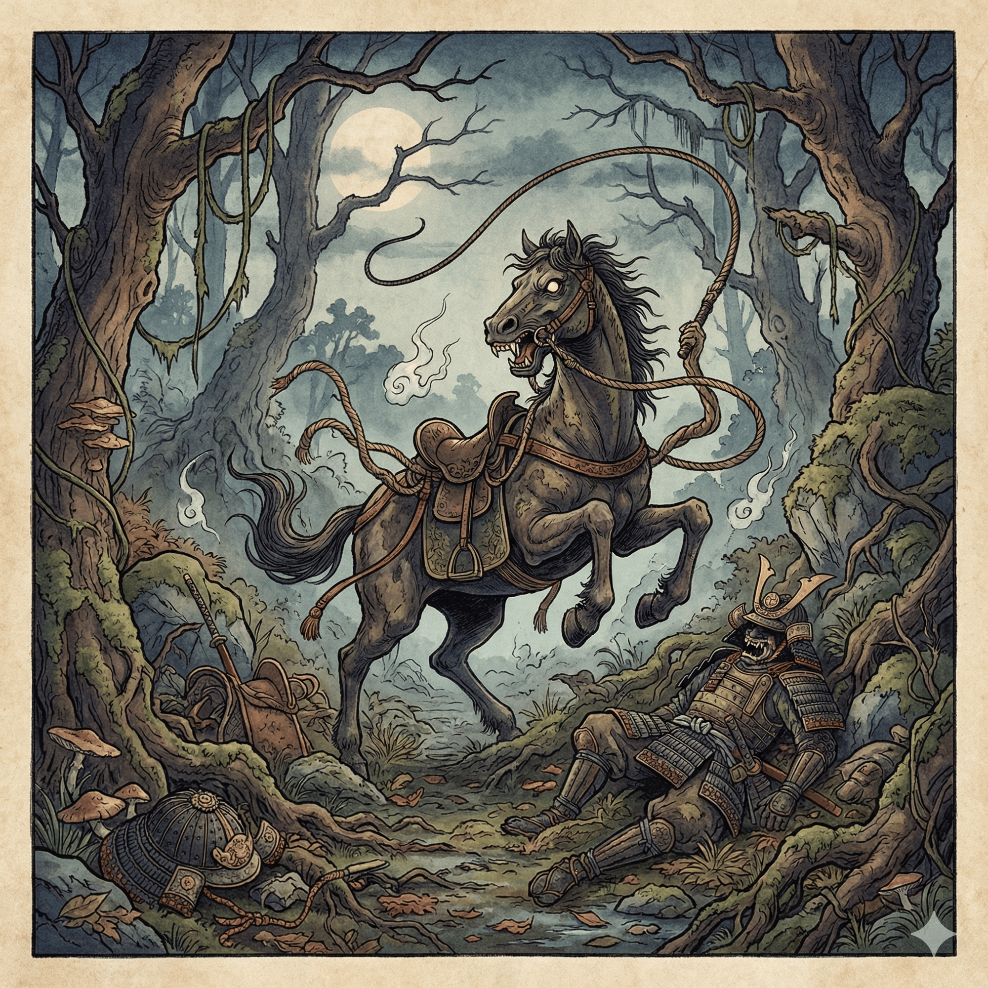 鞍野郎のイラスト