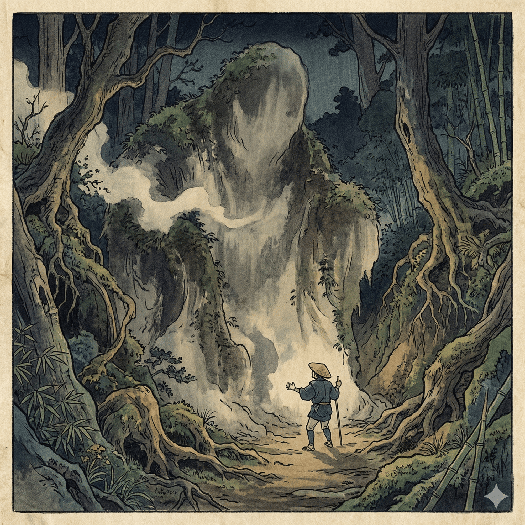 ぬりかべのイラスト