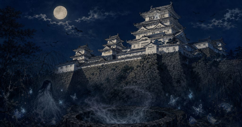 Himeji Castle 白鷺城の三層。姫山に棲む神と妖と亡霊