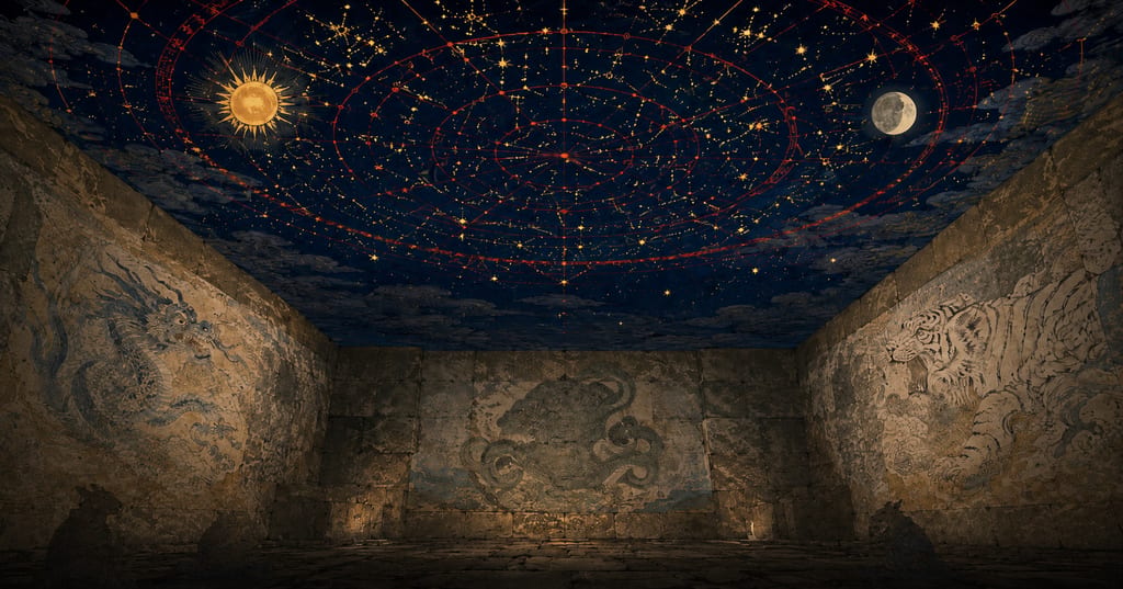 Kitora Tomb 地下に眠る古代の宇宙。キトラ古墳と四神