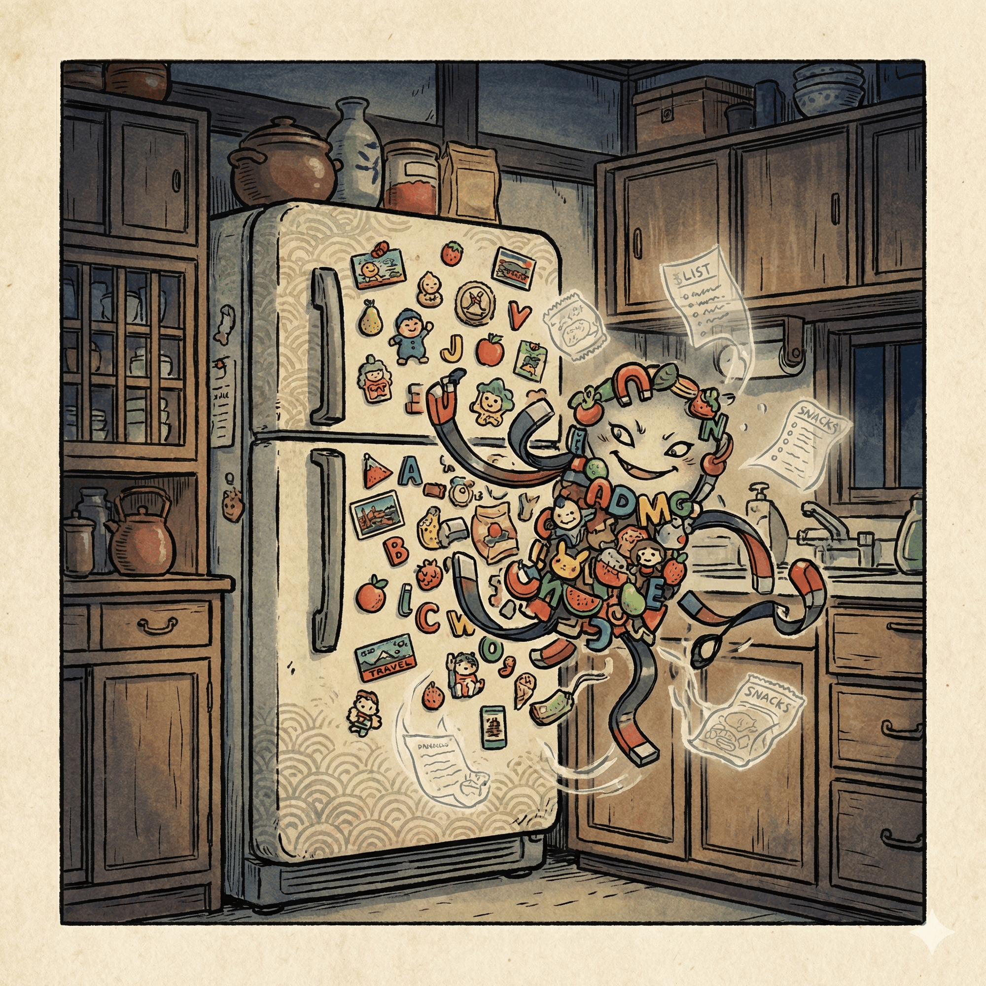 冷蔵守のイラスト