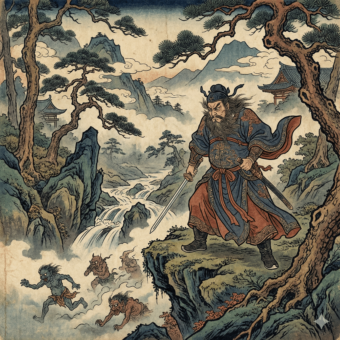 鍾馗 - 妖怪図鑑 | YOKAI.JP