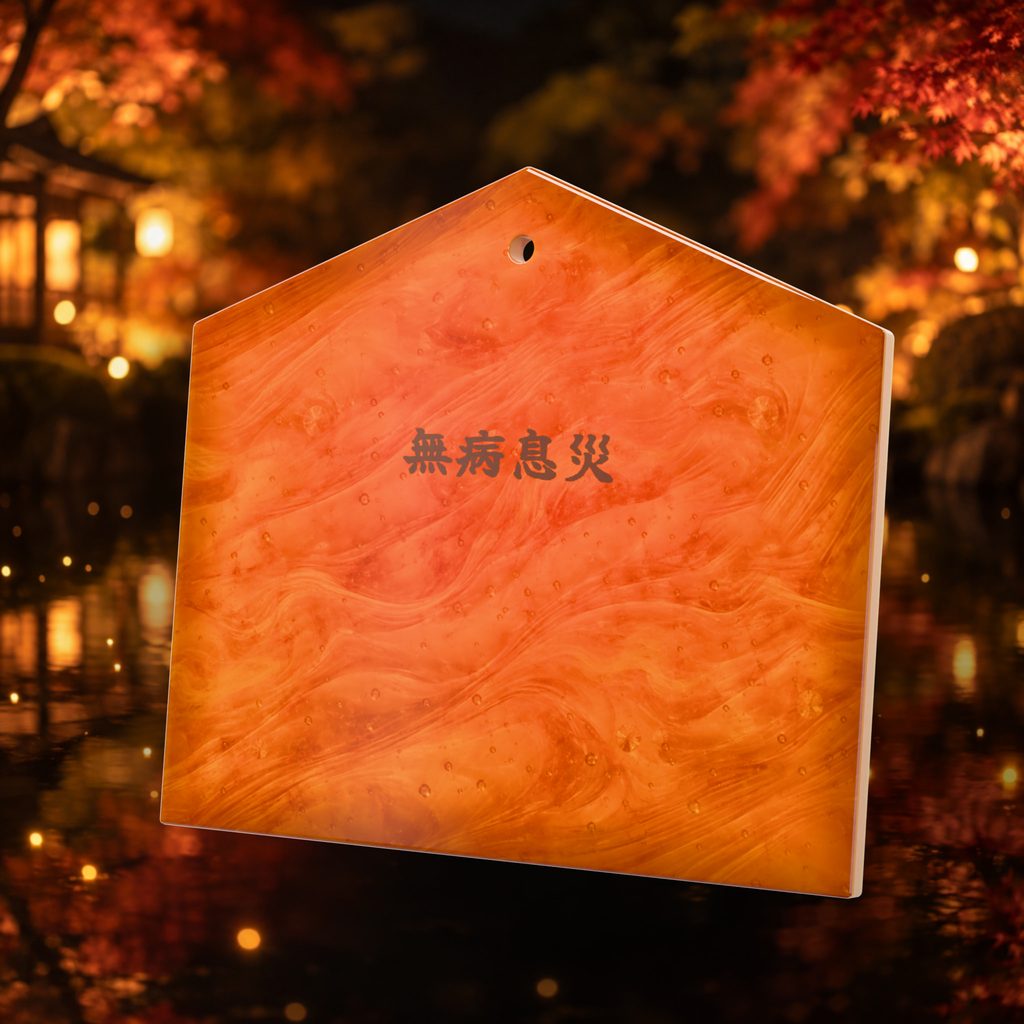 Red amber ema plaque