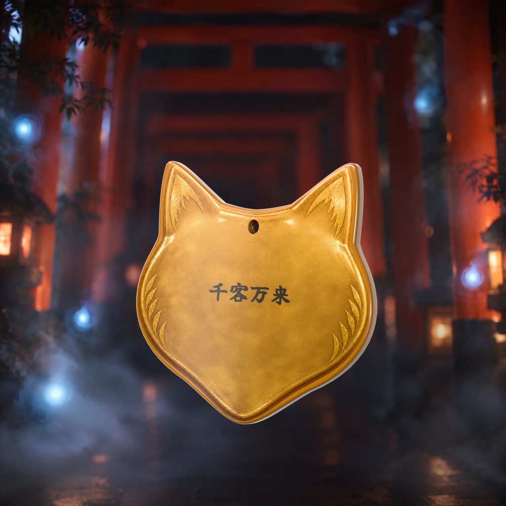 Golden fox ema plaque