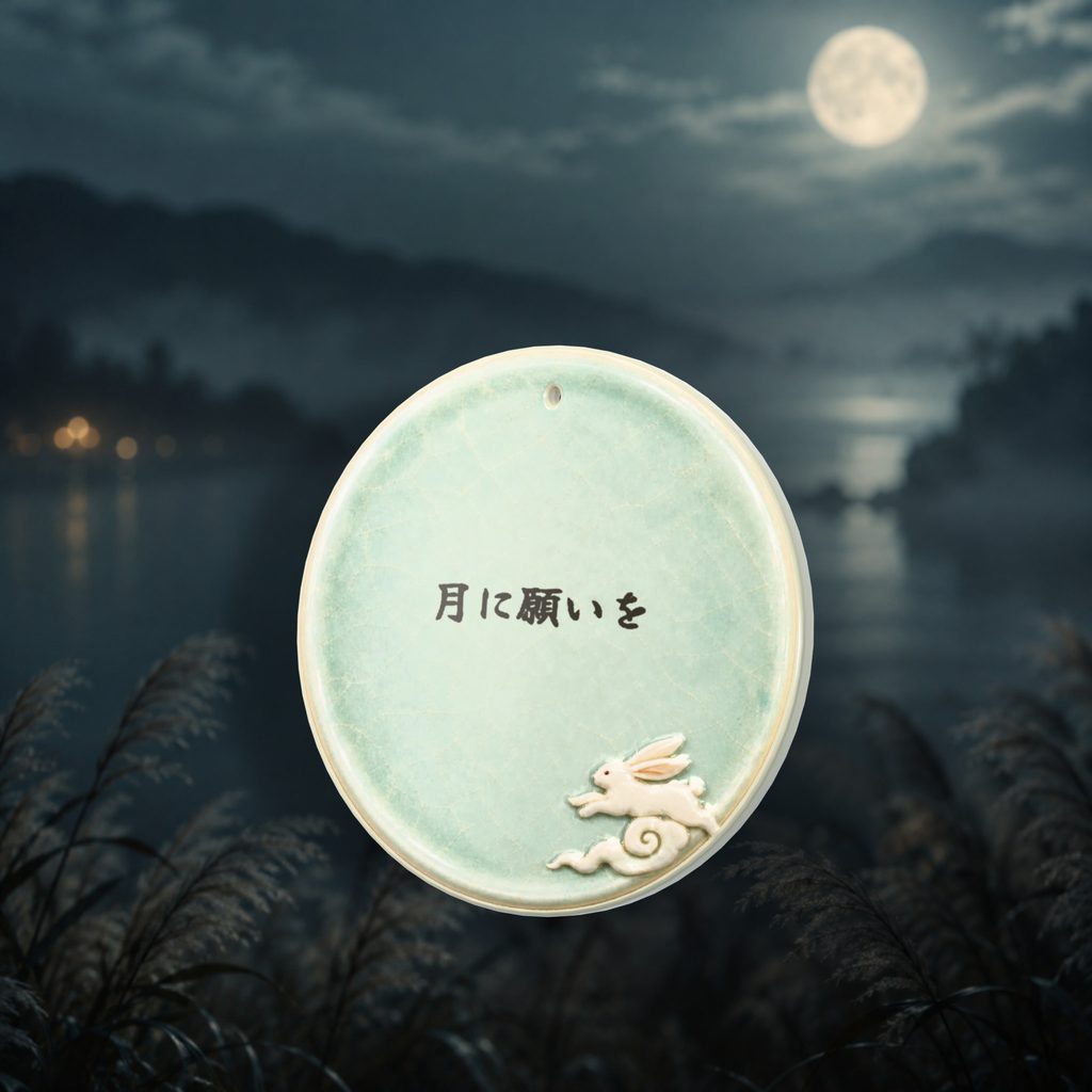 Leaping rabbit ema plaque