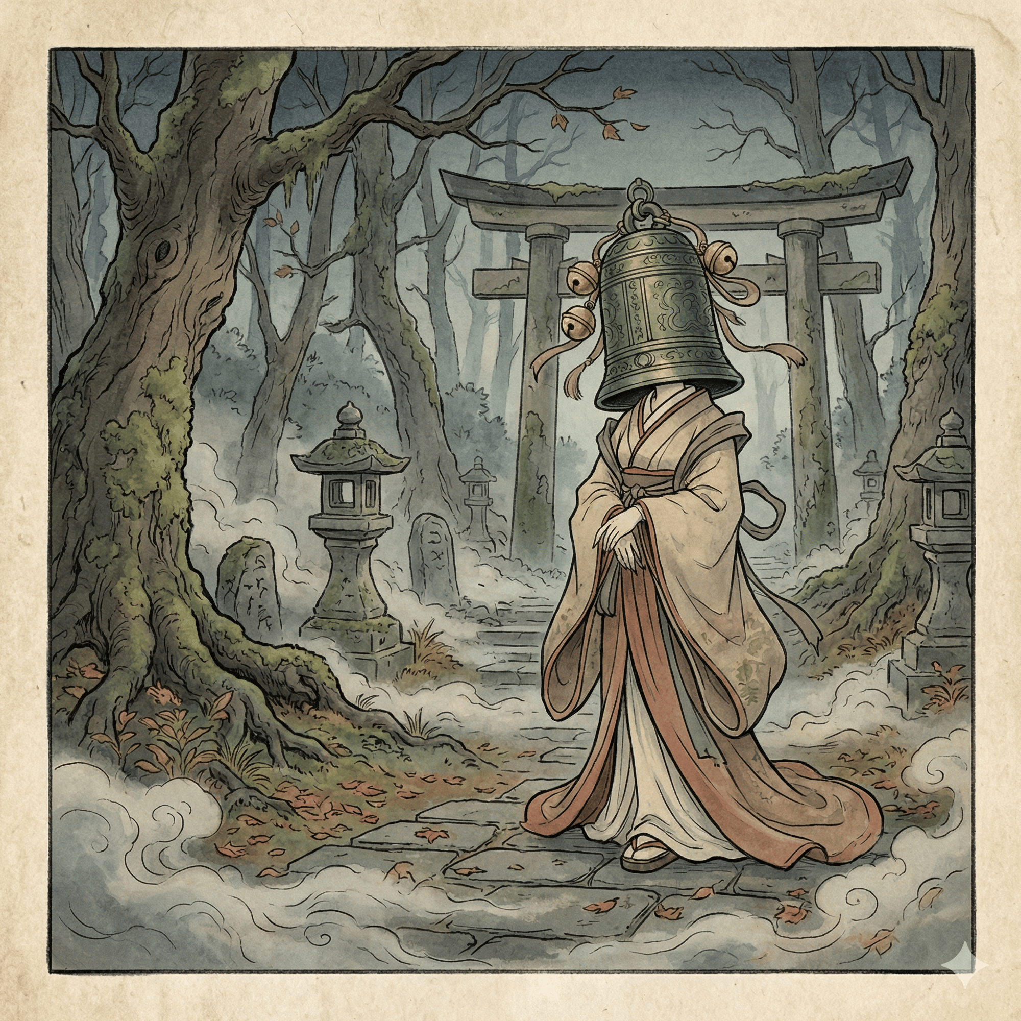 鈴彦姫のイラスト