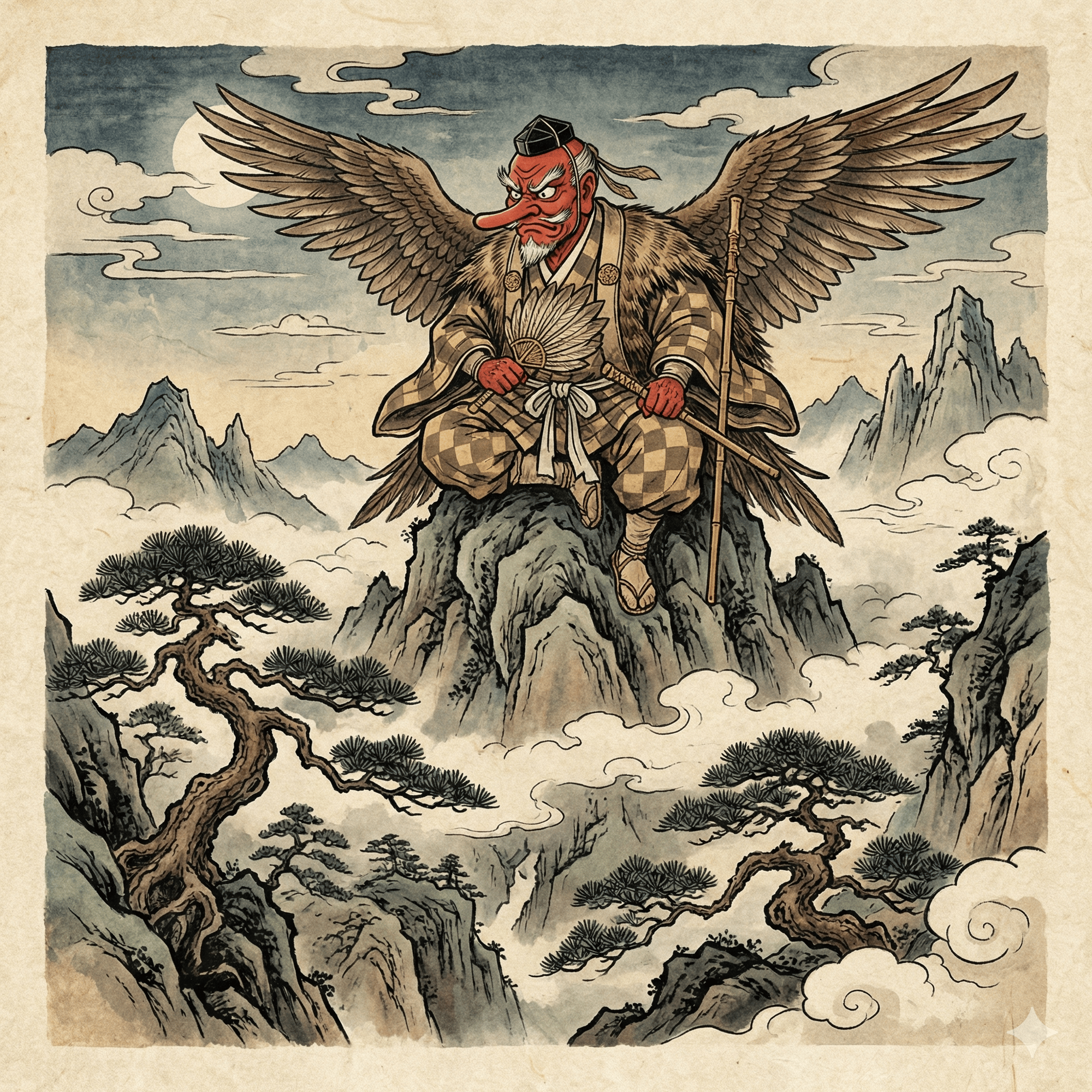 天狗のイラスト