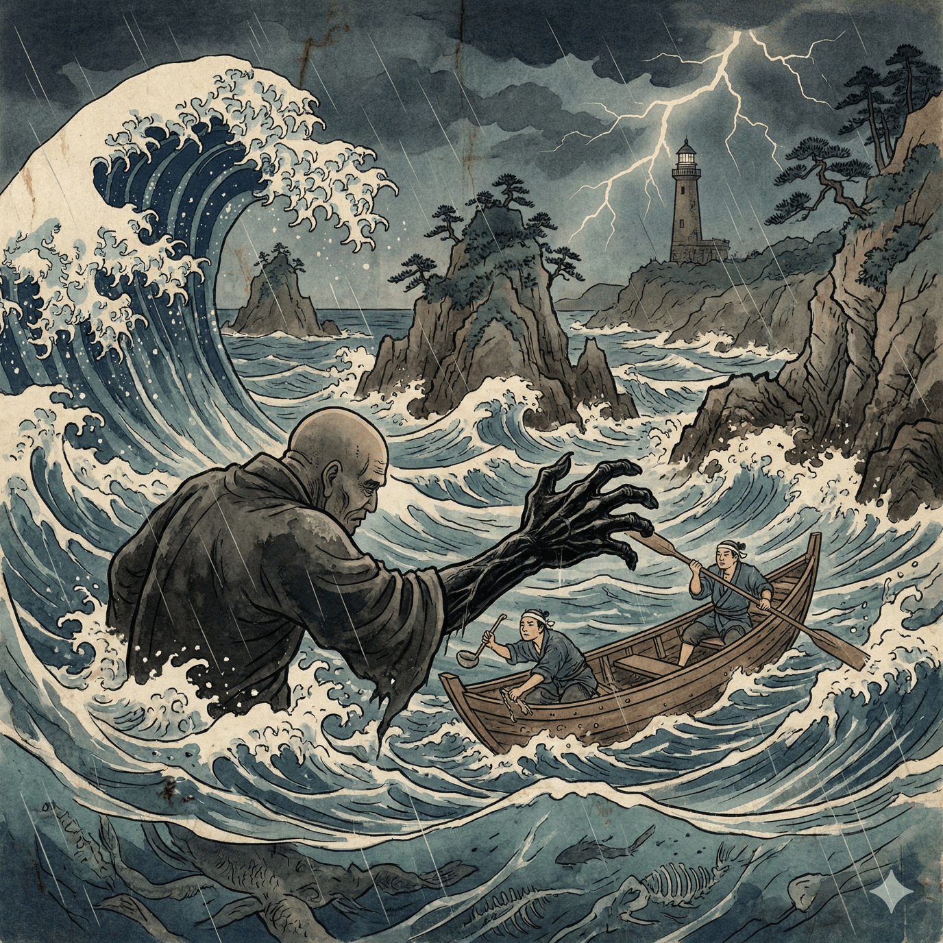 海坊主 - 妖怪図鑑 | YOKAI.JP