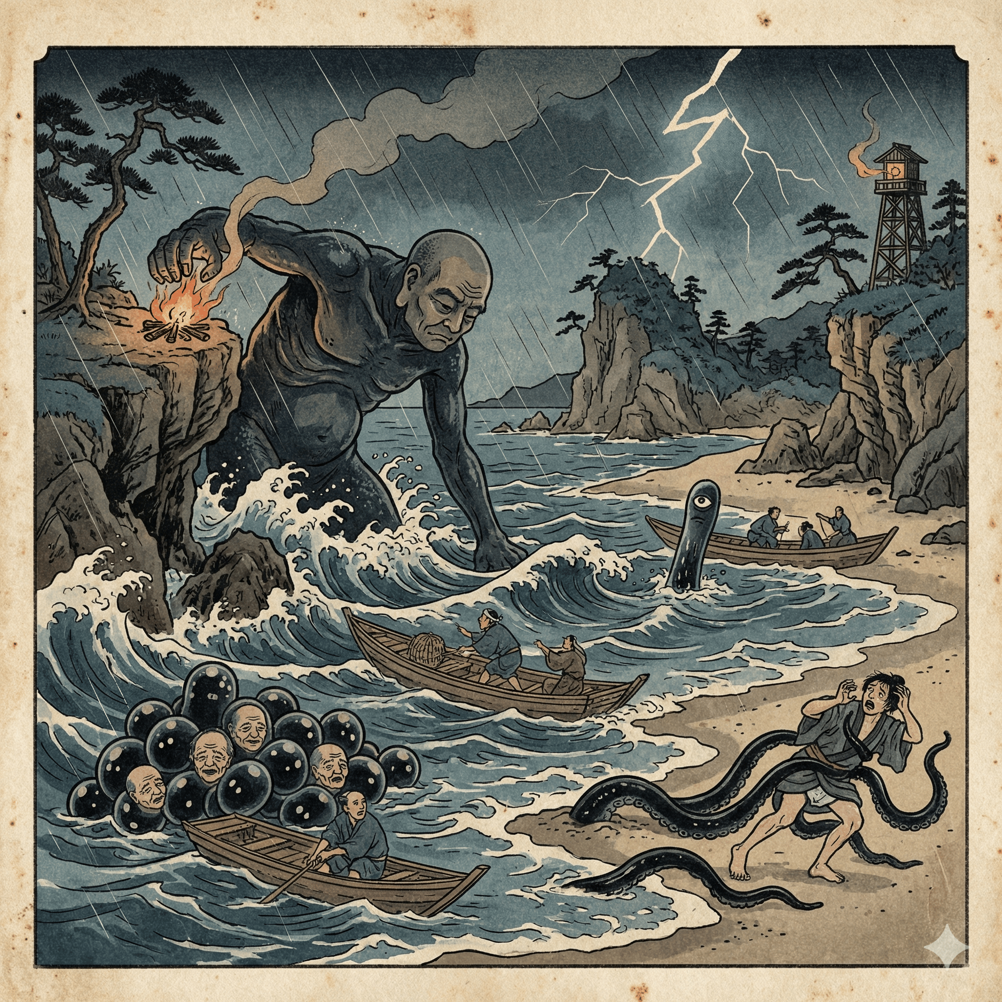 海坊主- 妖怪图鉴| YOKAI.JP