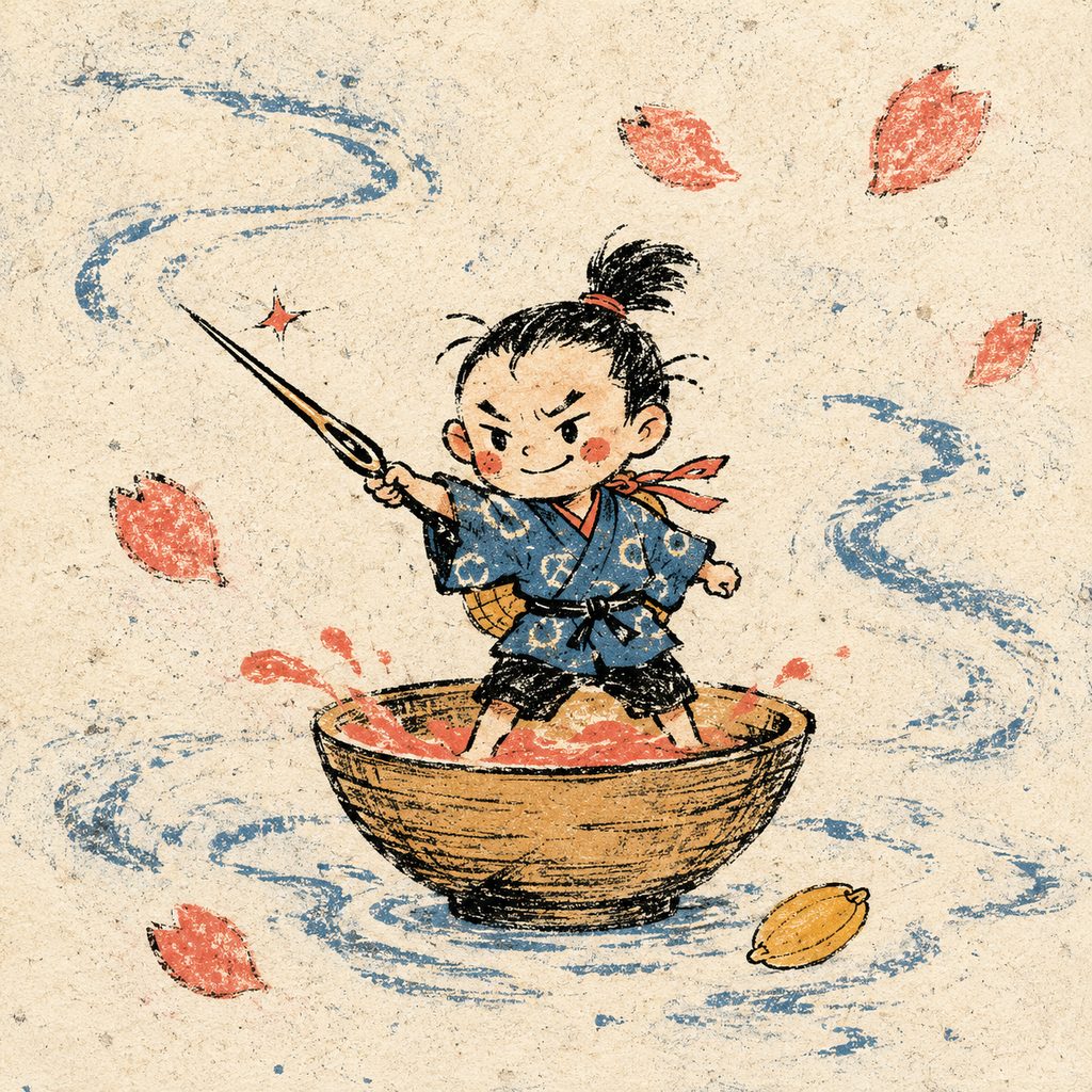 一寸法師 - 妖怪図鑑 | YOKAI.JP