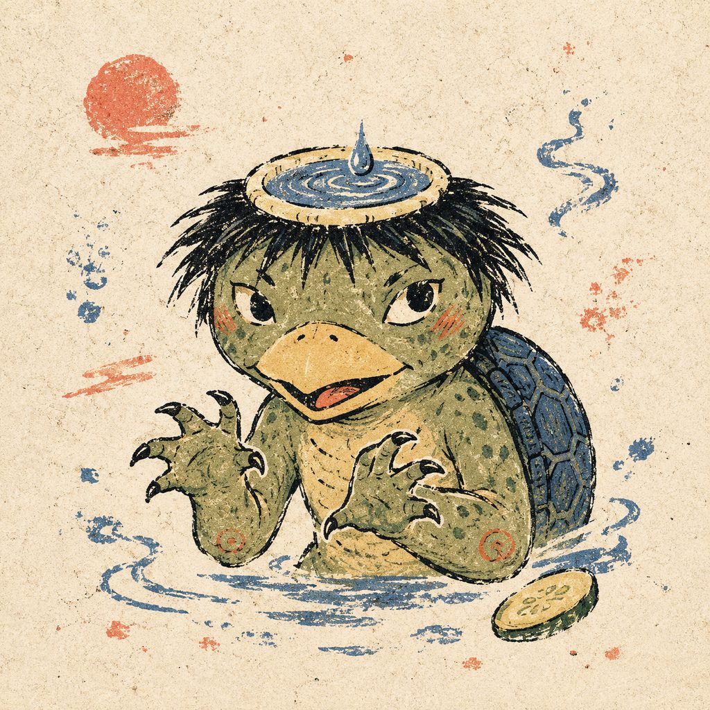 【河童の置物】妖怪　水木しげる　鳥山石燕　遠野物語　YOKAI KAPPA 河童 - 妖怪図鑑 | YOKAI.JP