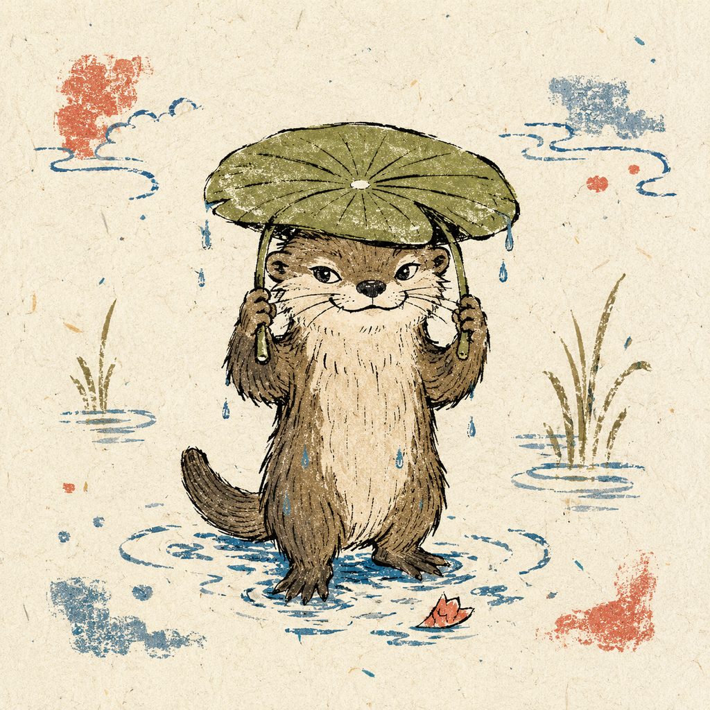 Kawauso (Otter Yokai) - Yokai Encyclopedia | YOKAI.JP