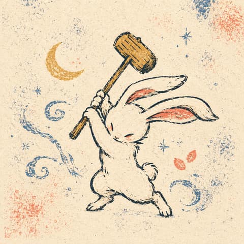 月の兎 - 妖怪図鑑 | YOKAI.JP