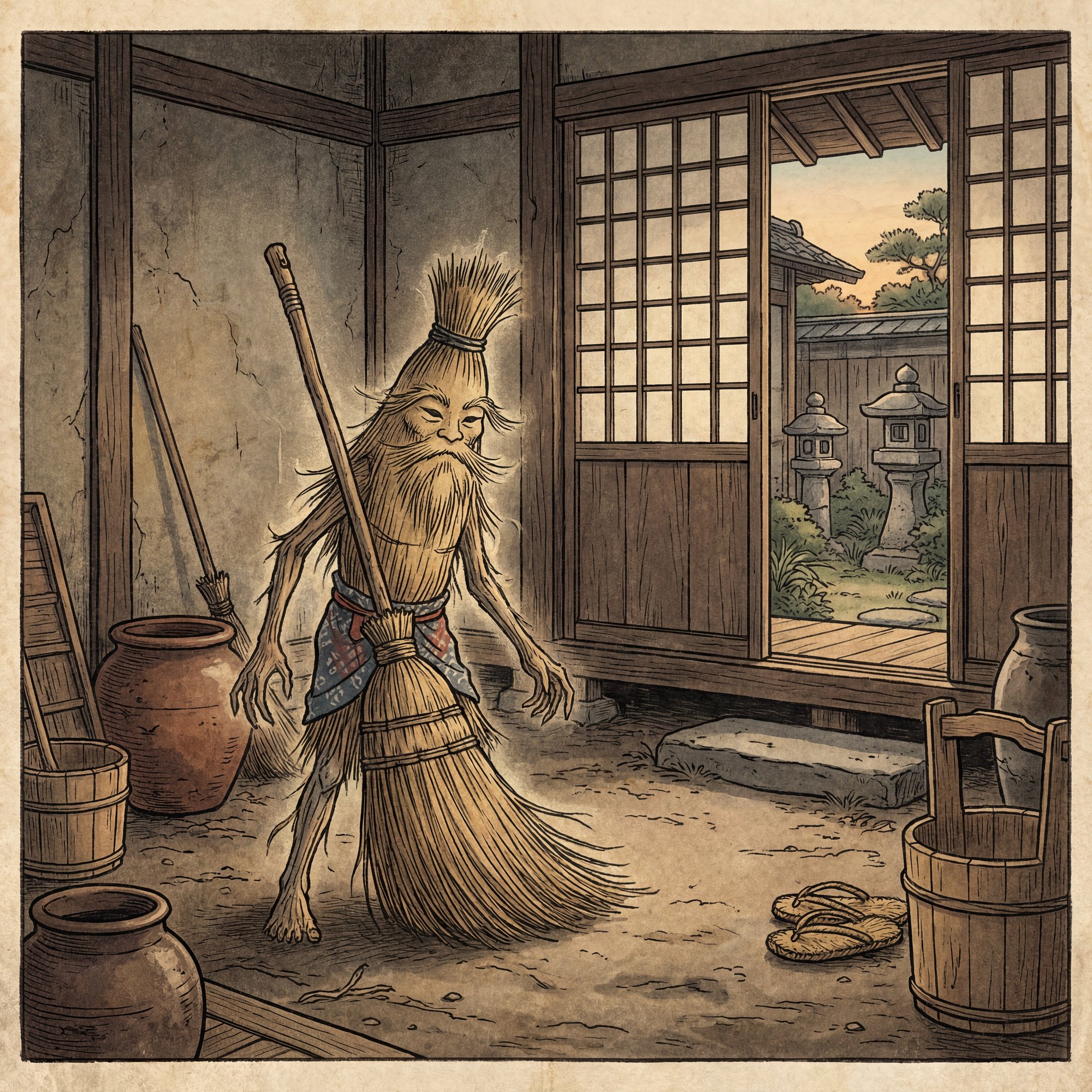 箒神のイラスト