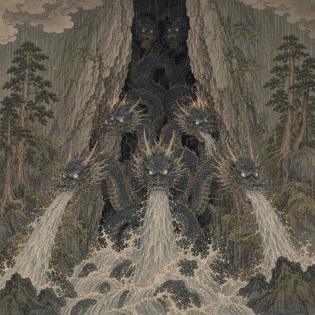 Dragon aux Neuf Têtes - 戸隠の九頭龍大神