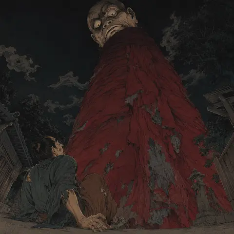 Mikoshi-nyūdō (Looming Priest)