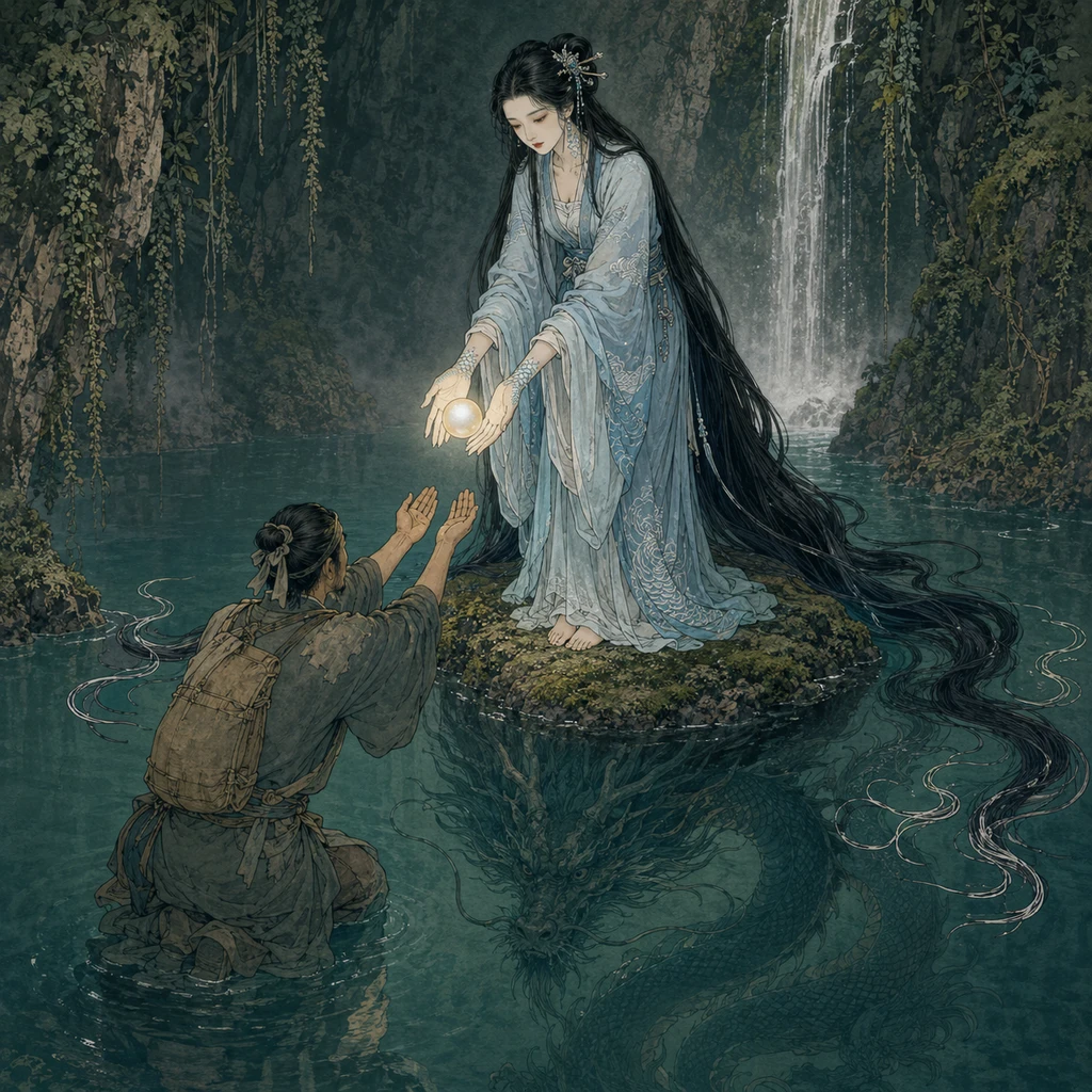 龍女のイラスト