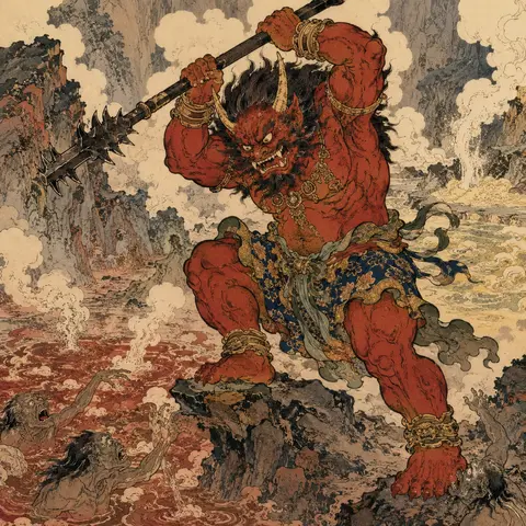 立山地獄の鬼