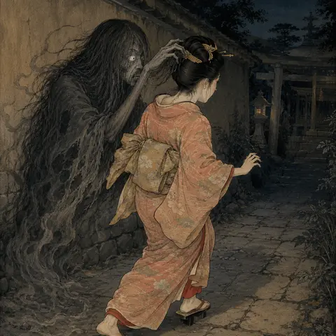 Ushirogami (The Back-Hair Spirit)