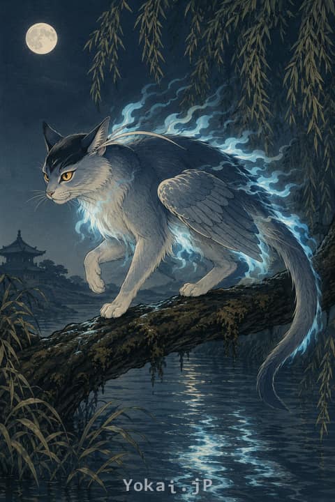 青鷺火 — もしも、妖怪が猫だったら