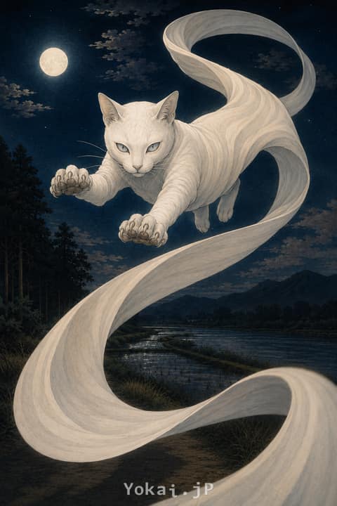 Ittan-momen — Et si les yōkai étaient des chats ?
