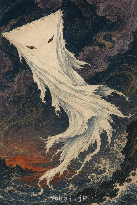 一反木綿 — 浮世絵