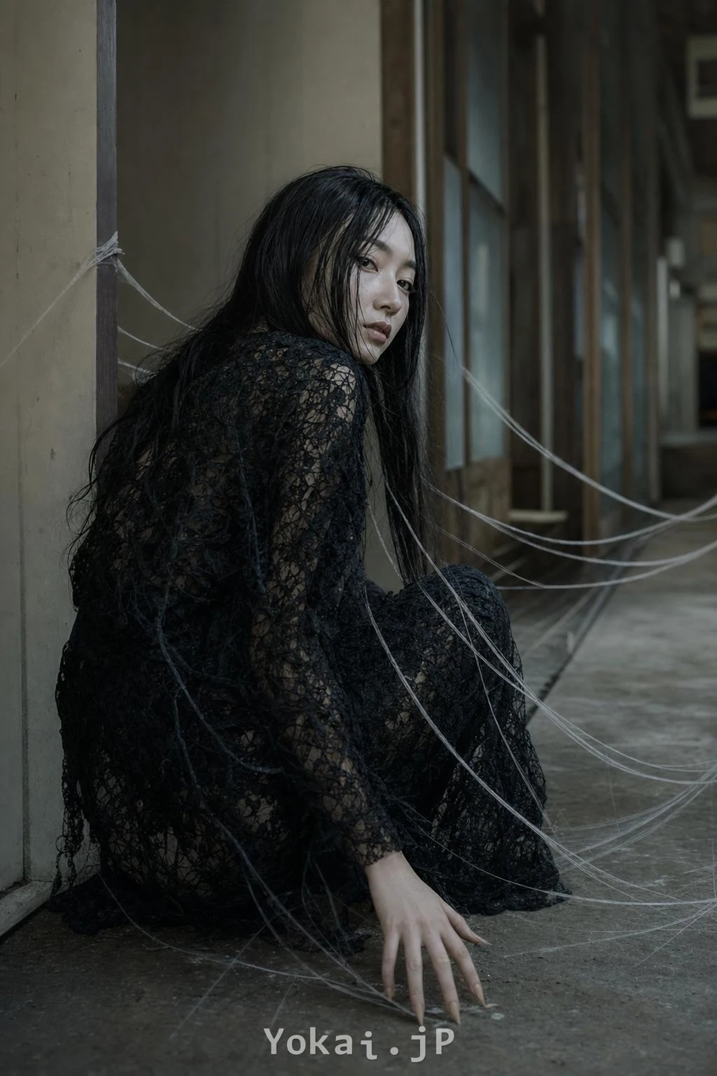 Jorōgumo (Araña cortesana) — Cruzándose con los Yokai: El día a día en la era Reiwa