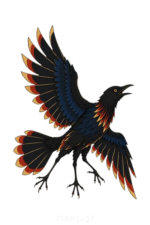 Corbeau solaire (Kin’u) — Yōkai révélés