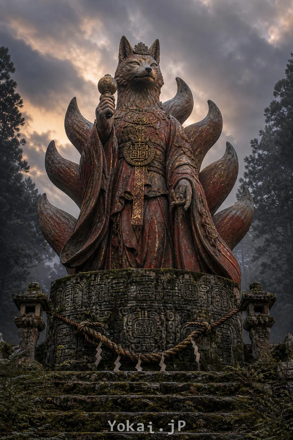 Nine-Tailed Fox — Maya KIN 47 guardian