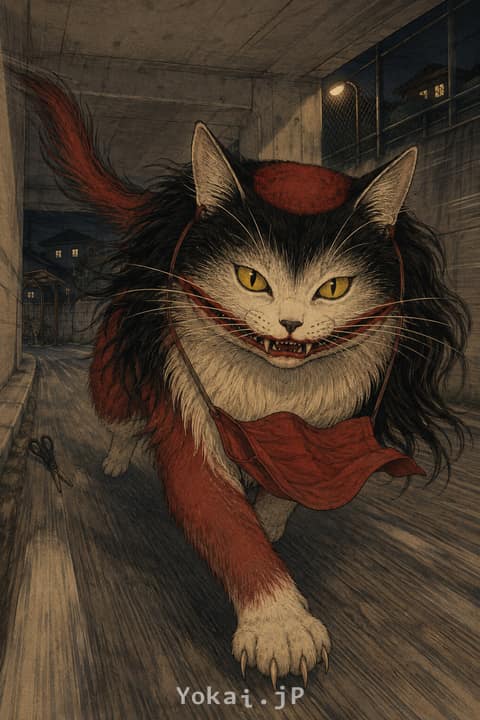 口裂け女 — もしも、妖怪が猫だったら