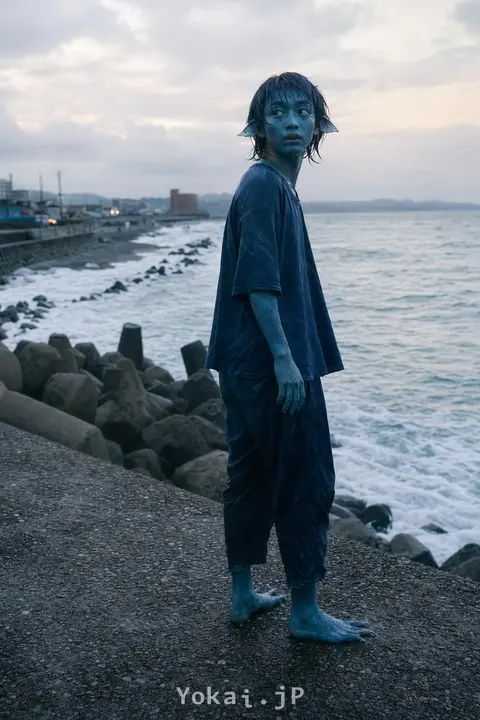 Wave Sprite (Nami-kozō) — Brushing Shoulders with Yokai: The Reiwa Everyday