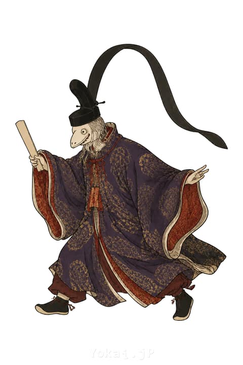 長冠 — 影解き妖怪図