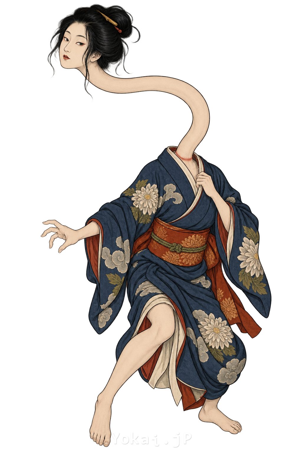 Rokurokubi — Yōkai révélés