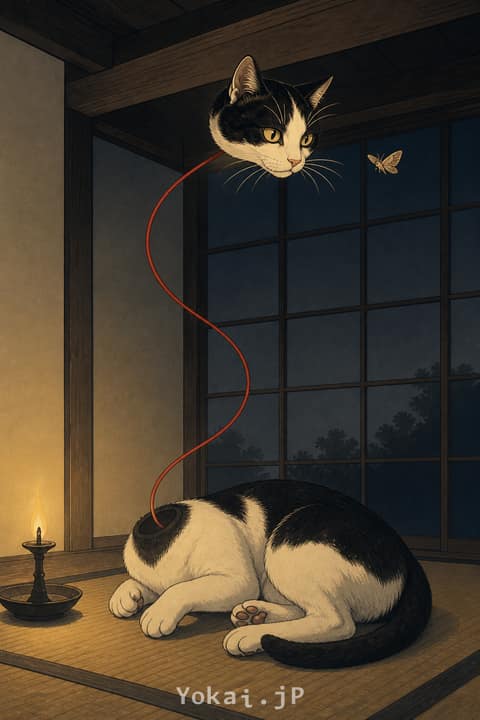 ろくろ首 — もしも、妖怪が猫だったら