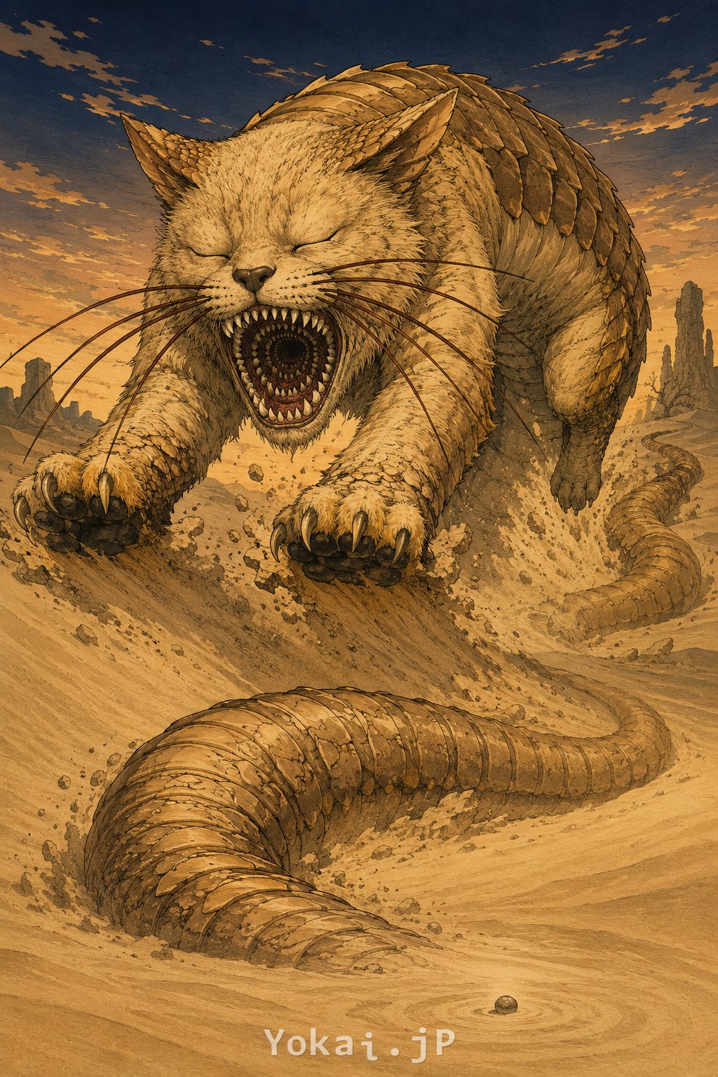 Ver des sables — Et si les yōkai étaient des chats ?