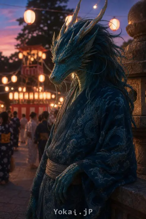 Seiryū (el Dragón Azur) — 夏の怪談
