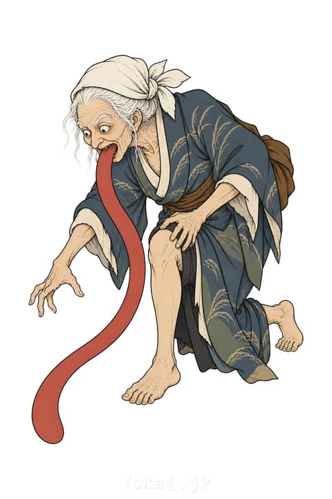舌長姥 — Yōkai revelados