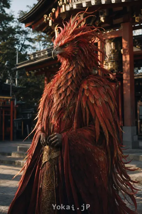 Suzaku (Vermilion Bird) — Brushing Shoulders with Yokai: The Reiwa Everyday