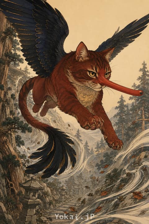 天狗 — 如果妖怪变成猫