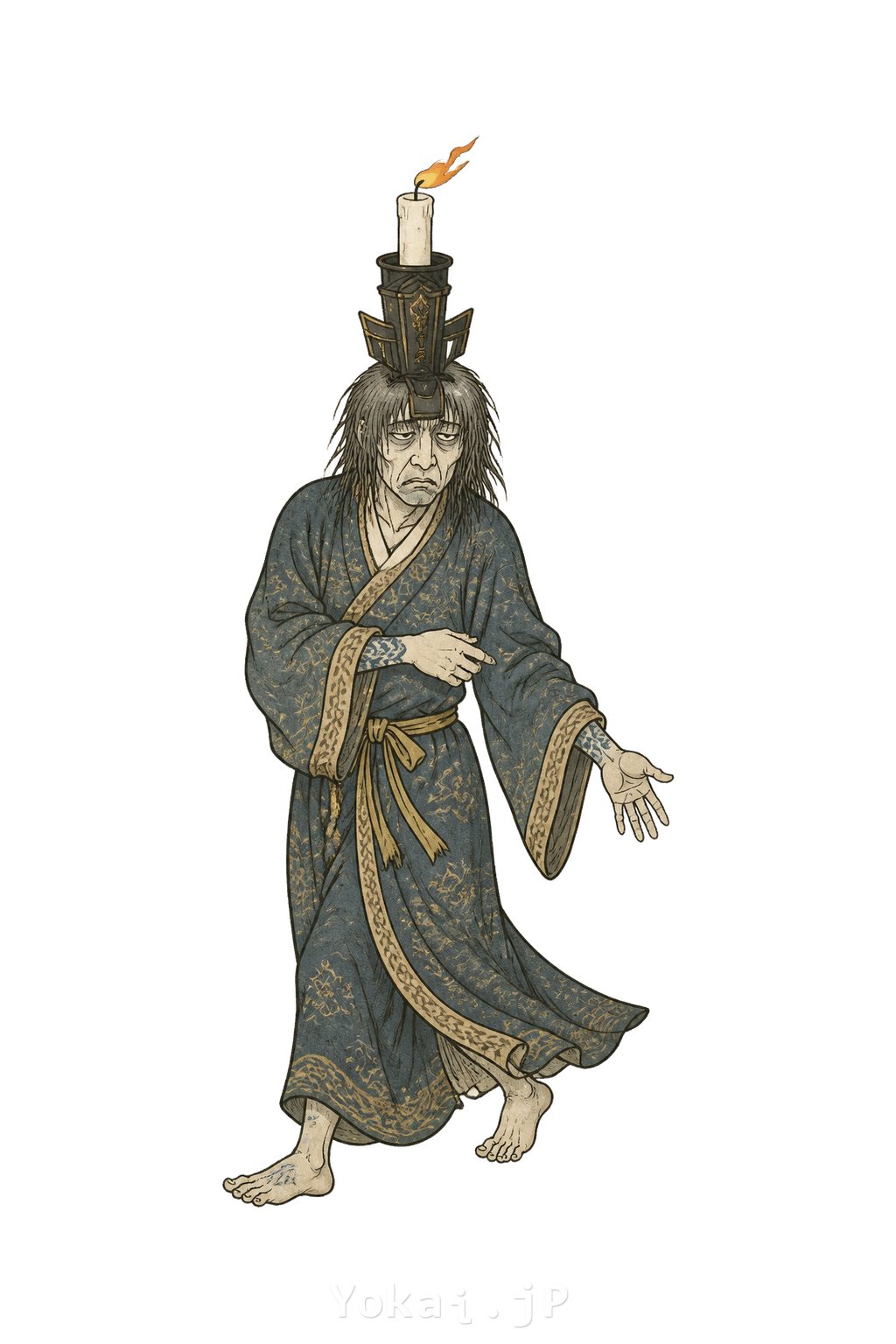 灯台鬼 — 影解き妖怪図