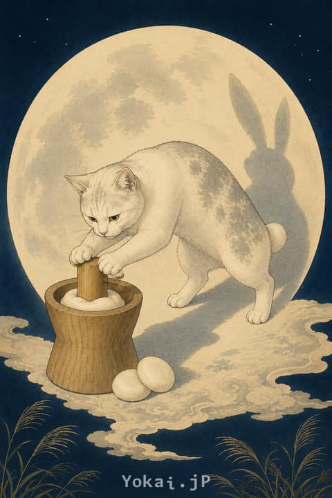 Le Lapin de la Lune — Et si les yōkai étaient des chats ?