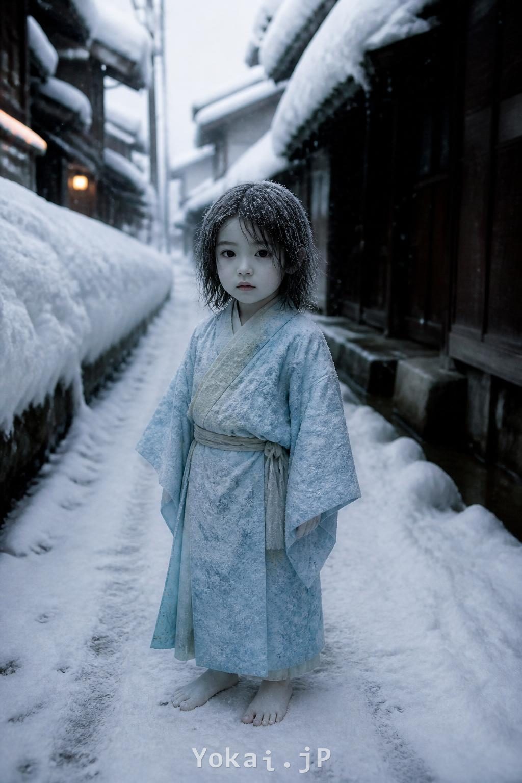 Enfant des neiges — Croiser les Yokai : Le quotidien de l'ère Reiwa